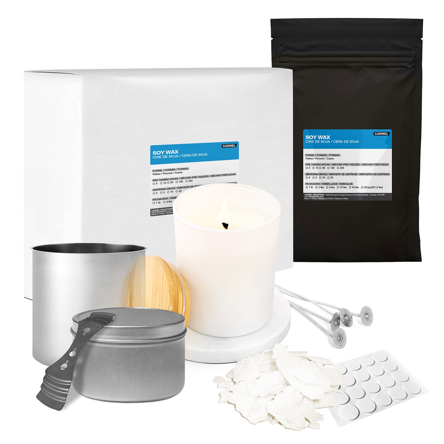 Candle Making Kit with Soy Wax