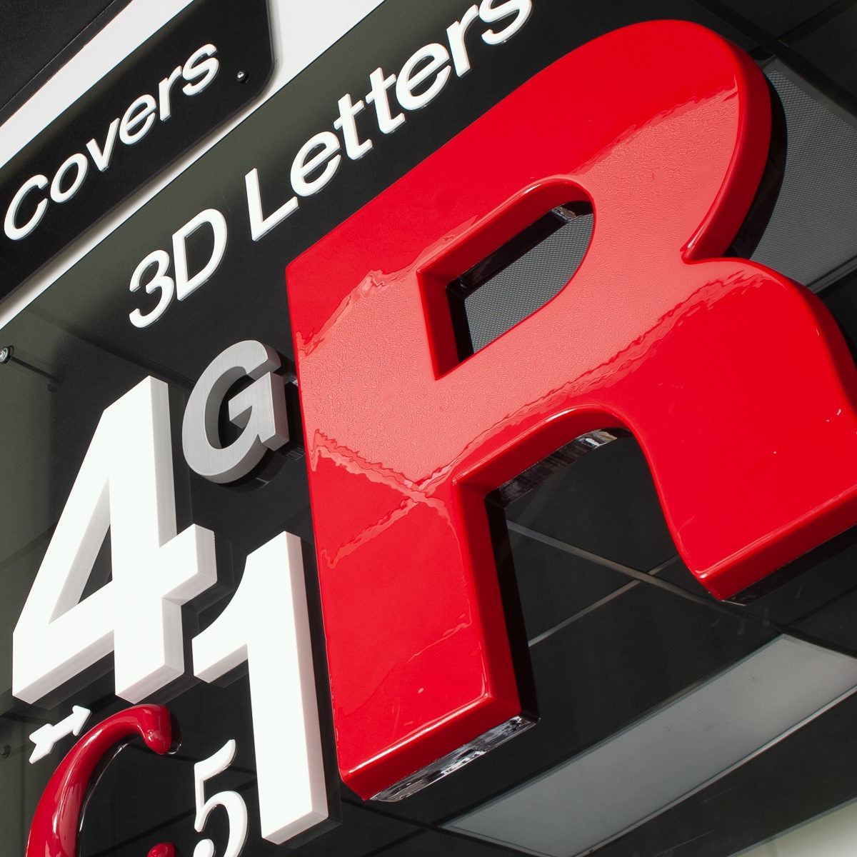 3D Letters and Numbers
