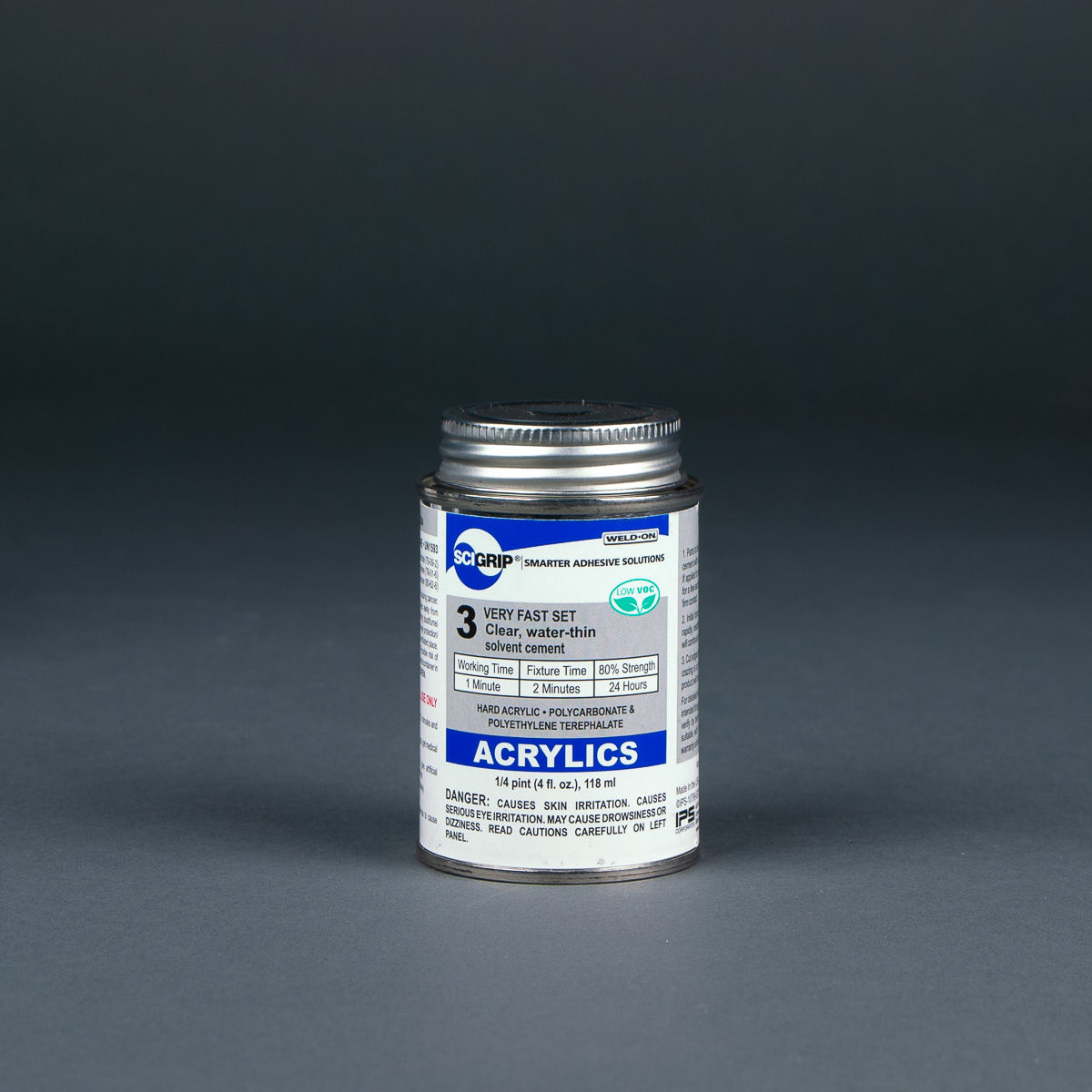 Weld-On 3 Cement Solvent 1/4 pint (4oz.)